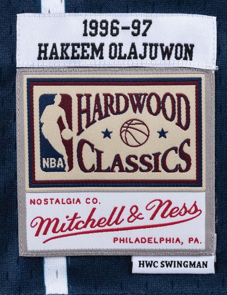 T-shirt MITCHELL & NESS houston rockets 96 olajuwon swingman navy